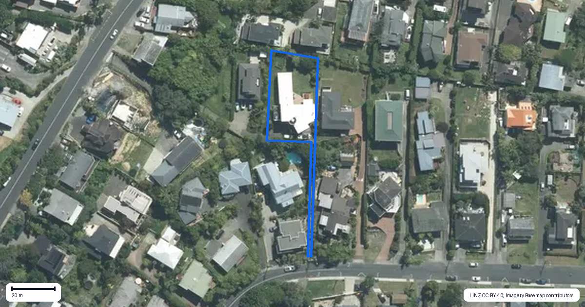 Property context map for 12 Oban Road, Browns Bay, Auckland