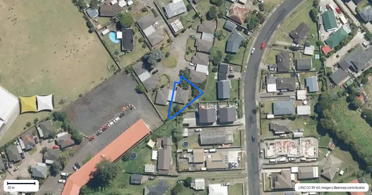 Property context map for 6/11 Lawford Place, Mangere, Auckland