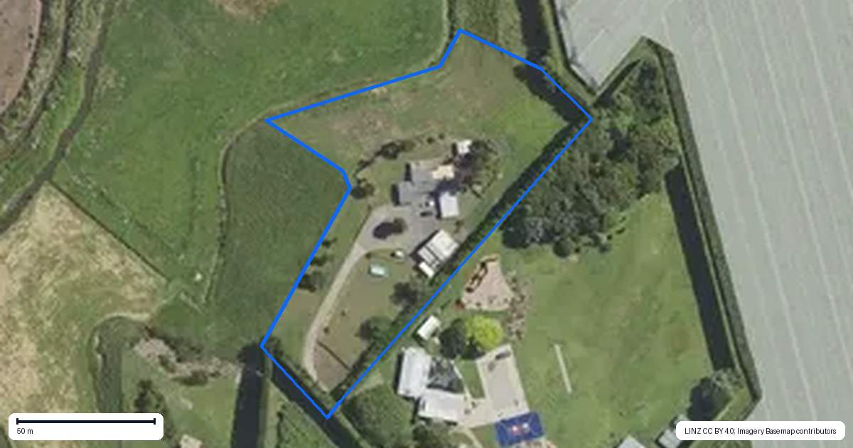 Property context map for 117B Matahui Road, Aongatete