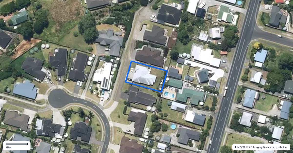 Property context map for 15 Pony Park Place, Beachlands, Auckland