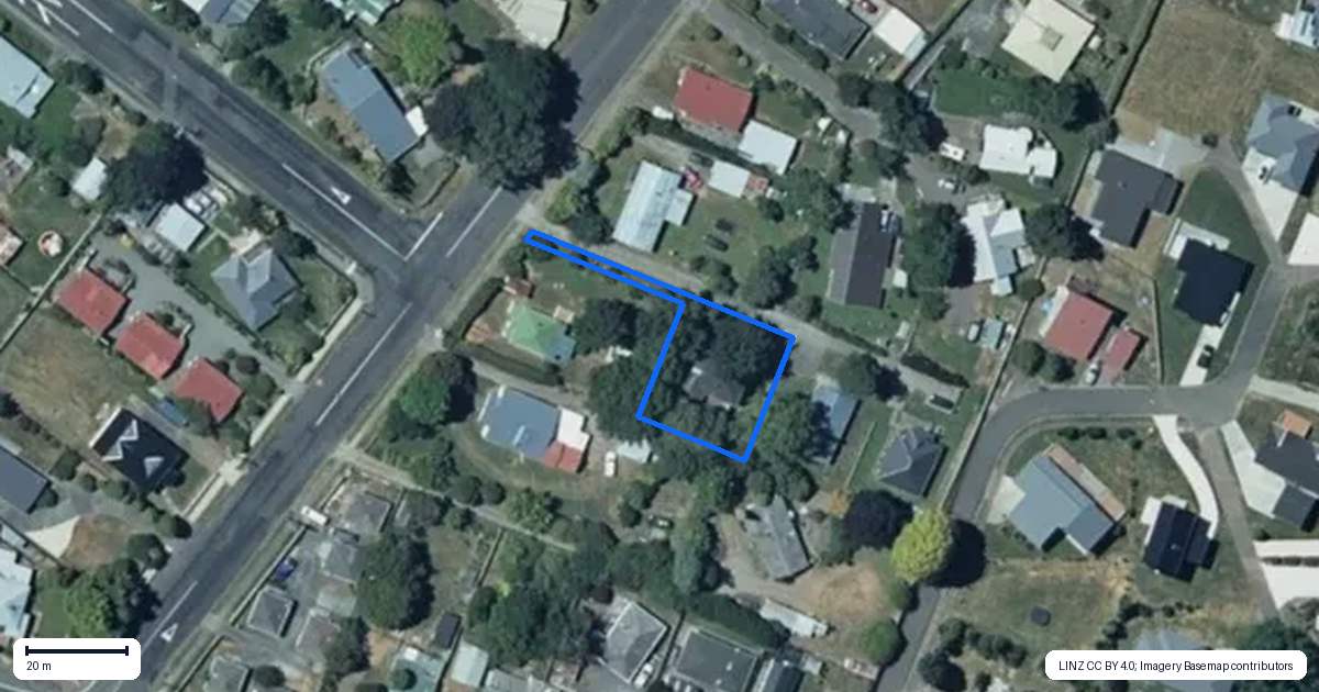 Property context map for 8A Arawa Street, Ohakune