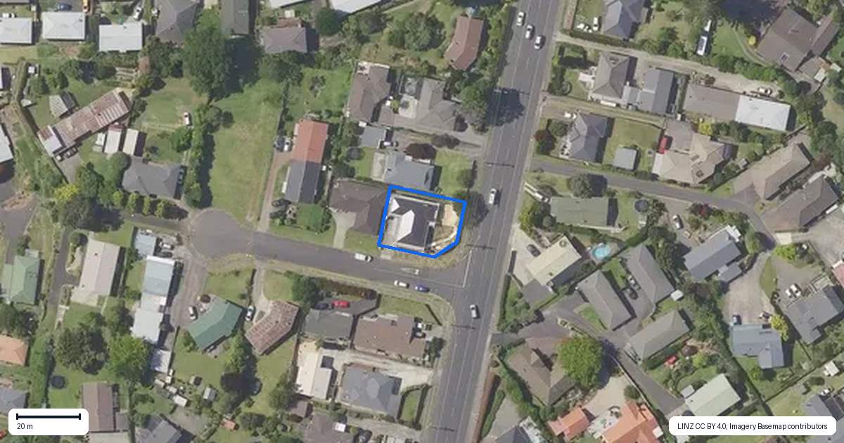 Property context map for 1 Wayne Place, Judea, Tauranga