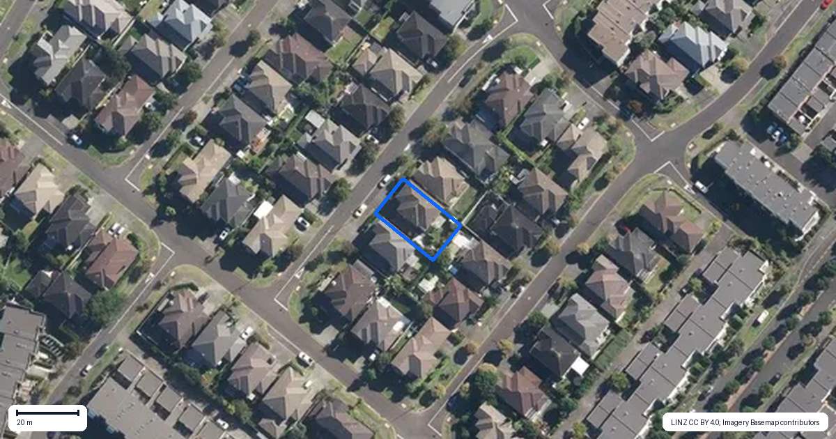 Property context map for 50 Garin Way, Stonefields, Auckland
