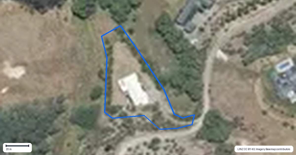 Property context map for 254 Black Barn Road, Havelock North