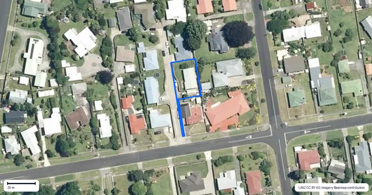 Property context map for 11A Mackay Street, Waihi