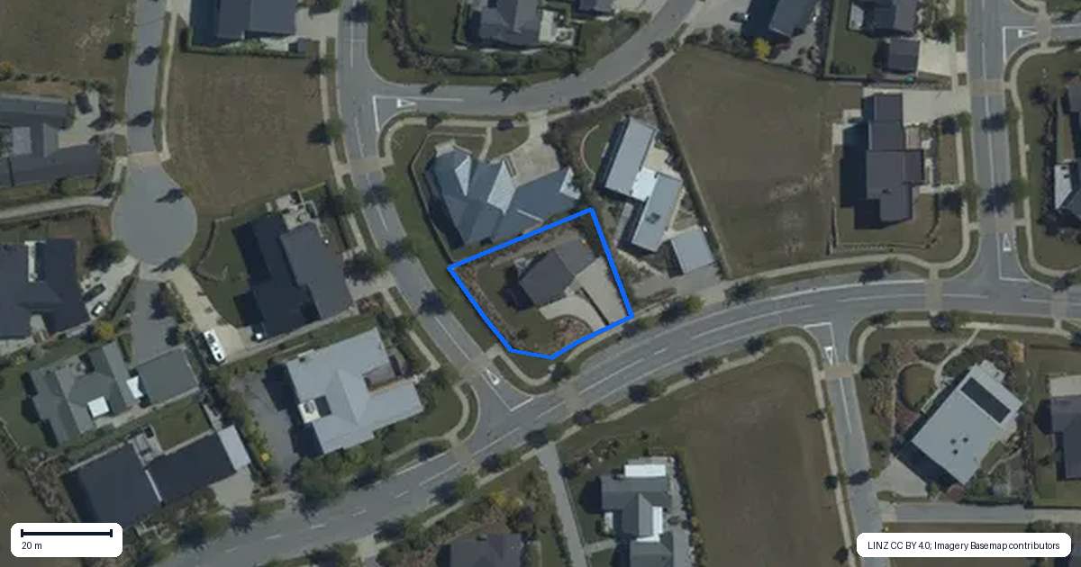Property context map for 9 Forest Heights, Wanaka
