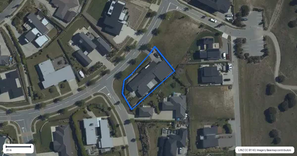 Property context map for 1 Clearview Street, Wanaka