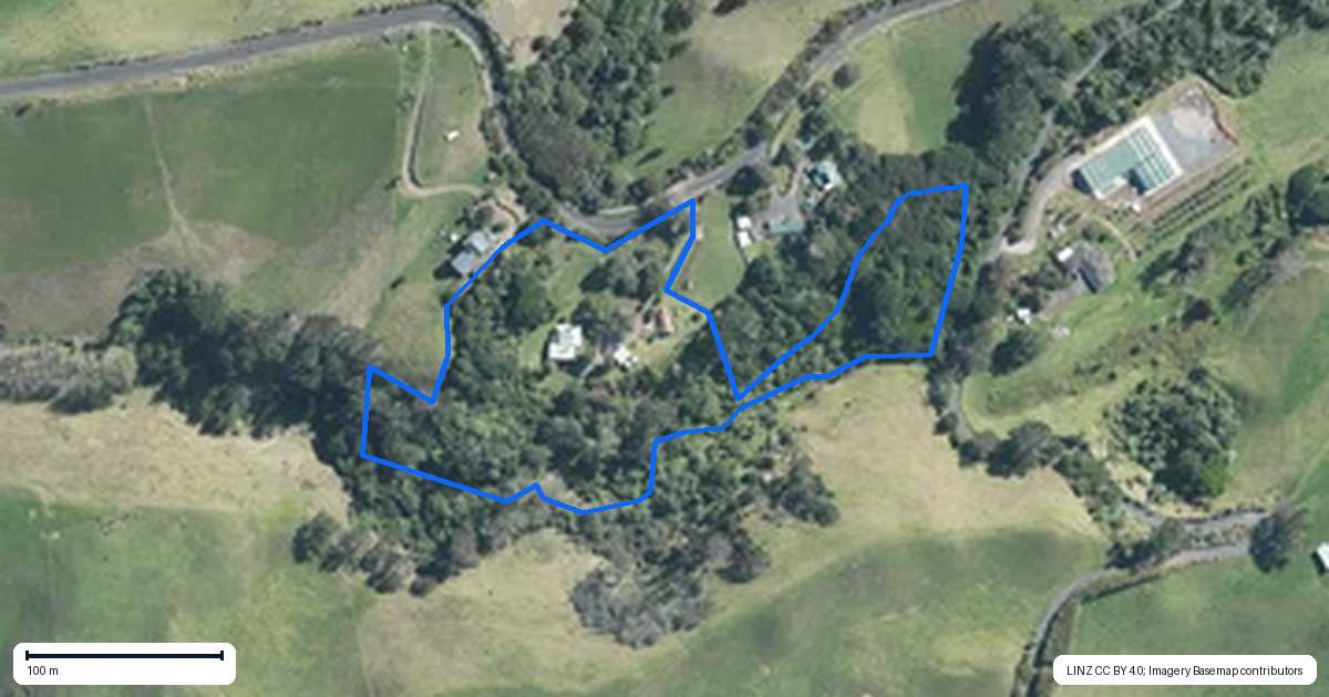 Property context map for 43 Kelland Road, Pollok