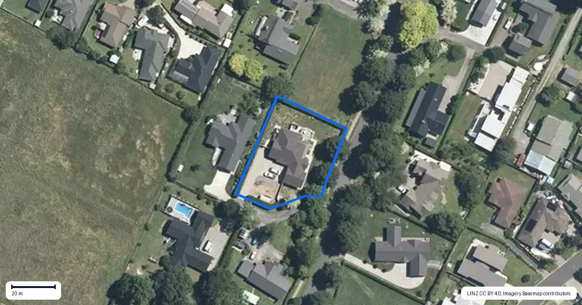 Property context map for 8 Eldonwood Drive, Matamata