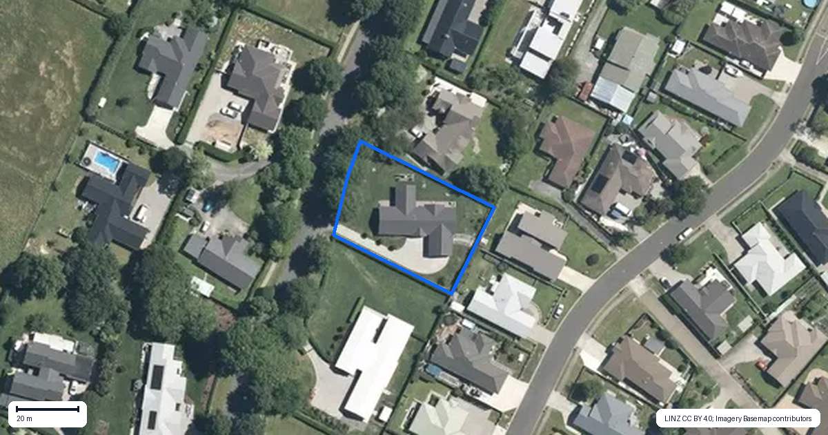 Property context map for 11 Eldonwood Drive, Matamata