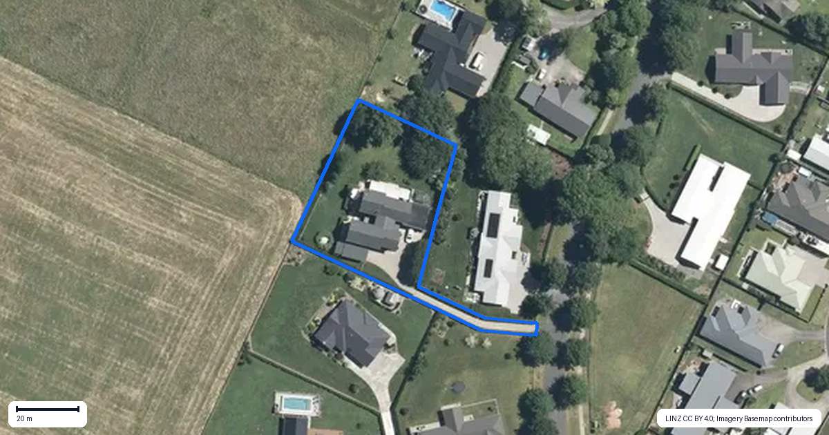Property context map for 18 Eldonwood Drive, Matamata