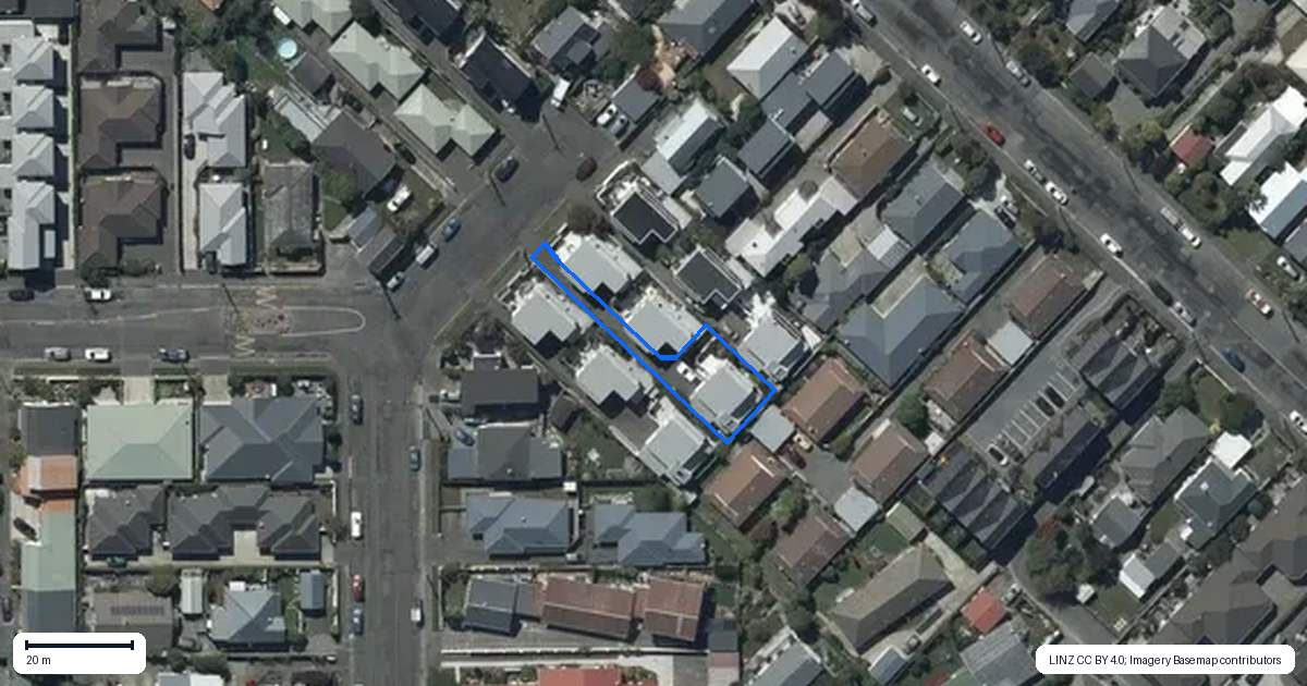 Property context map for 38B Seddon Street, Sydenham, Christchurch