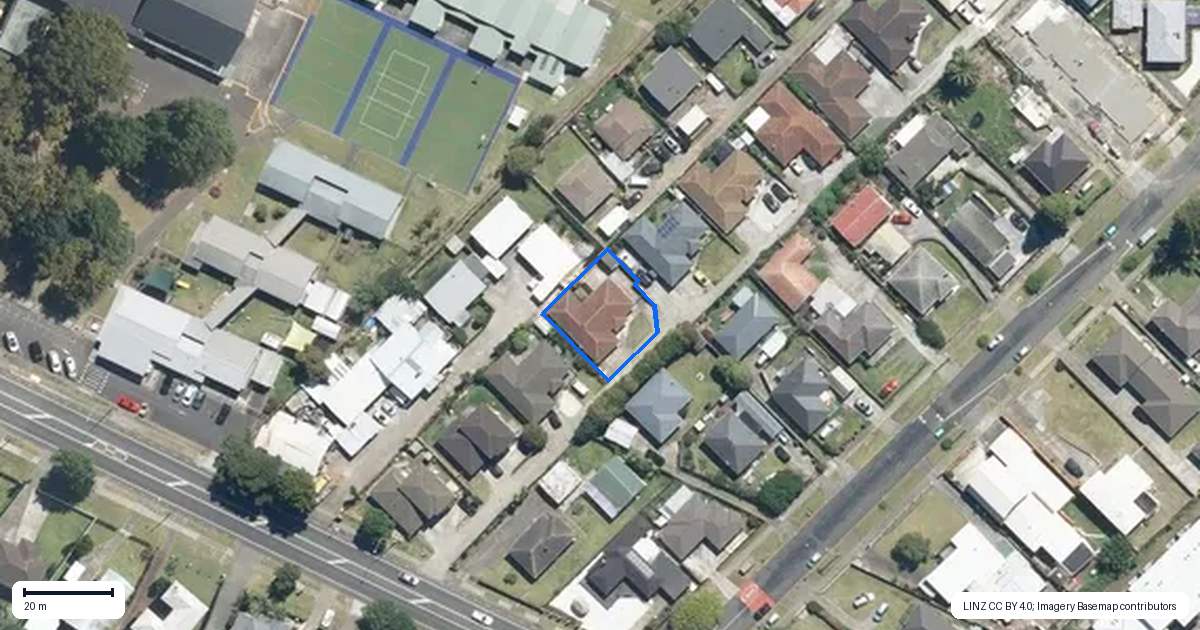 Property context map for 217C Buckland Road, Mangere East, Auckland