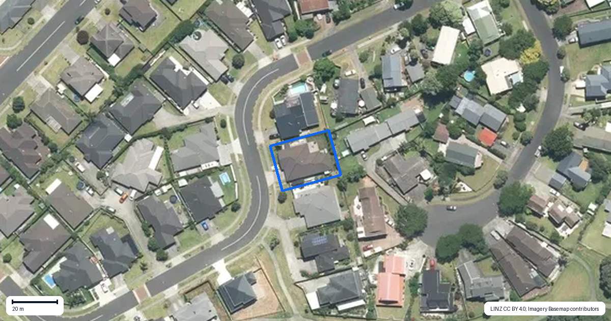 Property context map for 36 Sunningdale Street, Wattle Downs, Auckland