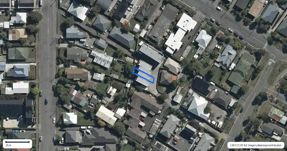 Property context map for 139B Olliviers Road, Phillipstown, Christchurch