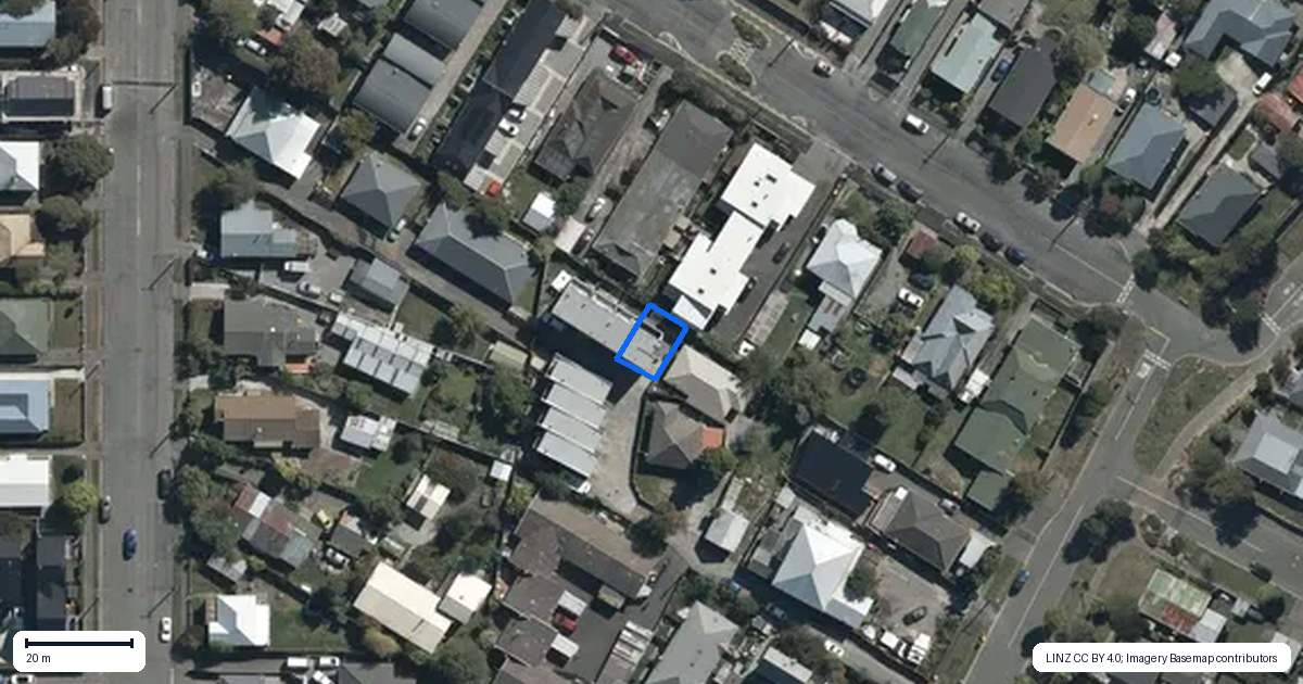Property context map for 139E Olliviers Road, Phillipstown, Christchurch