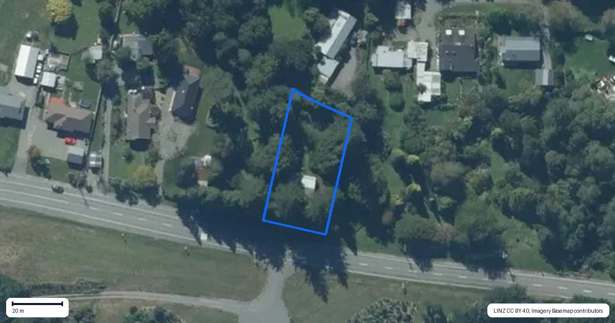 Property context map for 108 Homebush Road, Glentunnel