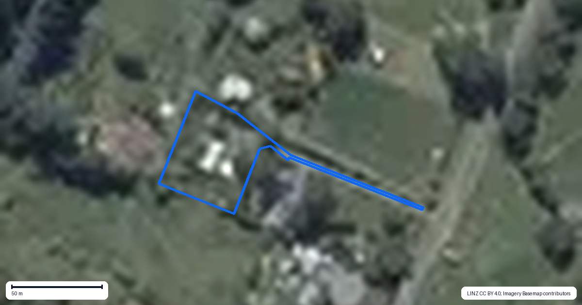 Property context map for 27 Western Valley Road, Little River