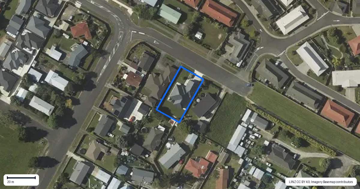 Property context map for 6 Fuller Close, Levin