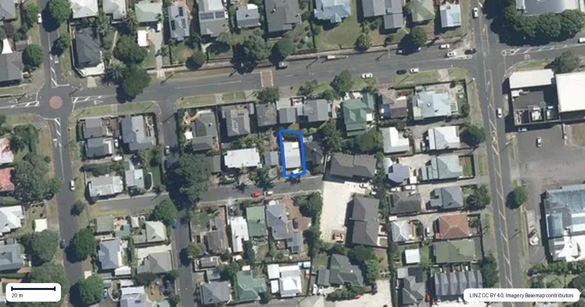 Property context map for 6 Yates Street, Onehunga, Auckland