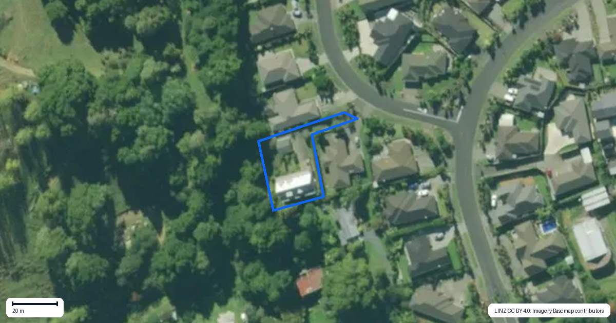 Property context map for 5 Tieke Place, Horahora, Whangarei