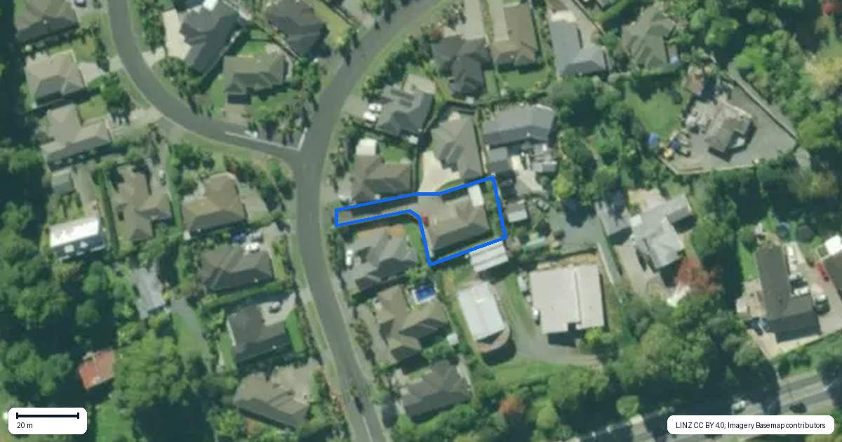 Property context map for 8 Taiko Street, Horahora, Whangarei