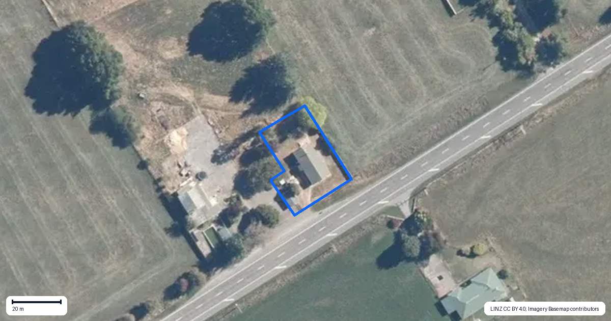 Property context map for 4263 State Highway 7, Totara Flat, Ahaura