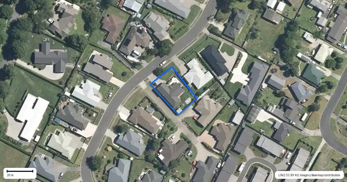 Property context map for 11 McKenzie Place, Matamata