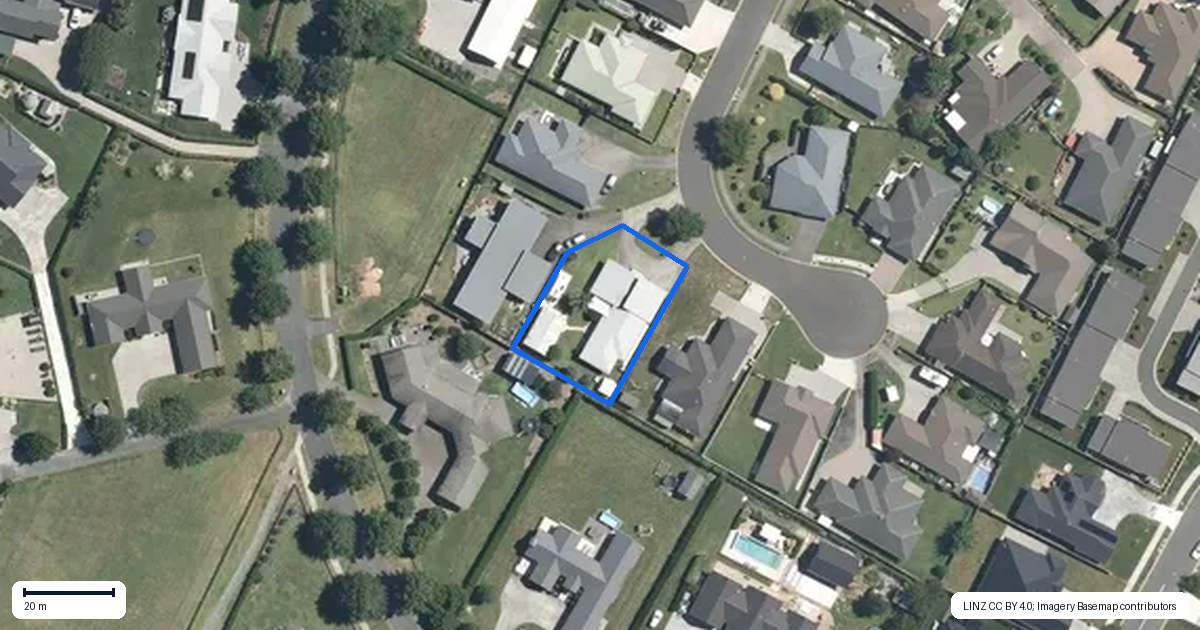 Property context map for 24 McKenzie Place, Matamata