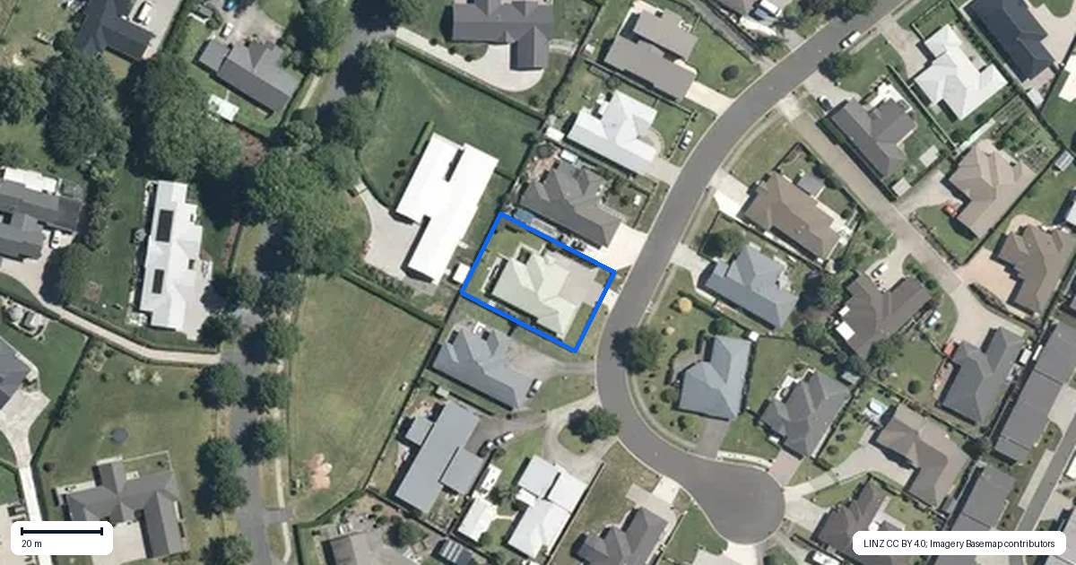 Property context map for 18 McKenzie Place, Matamata