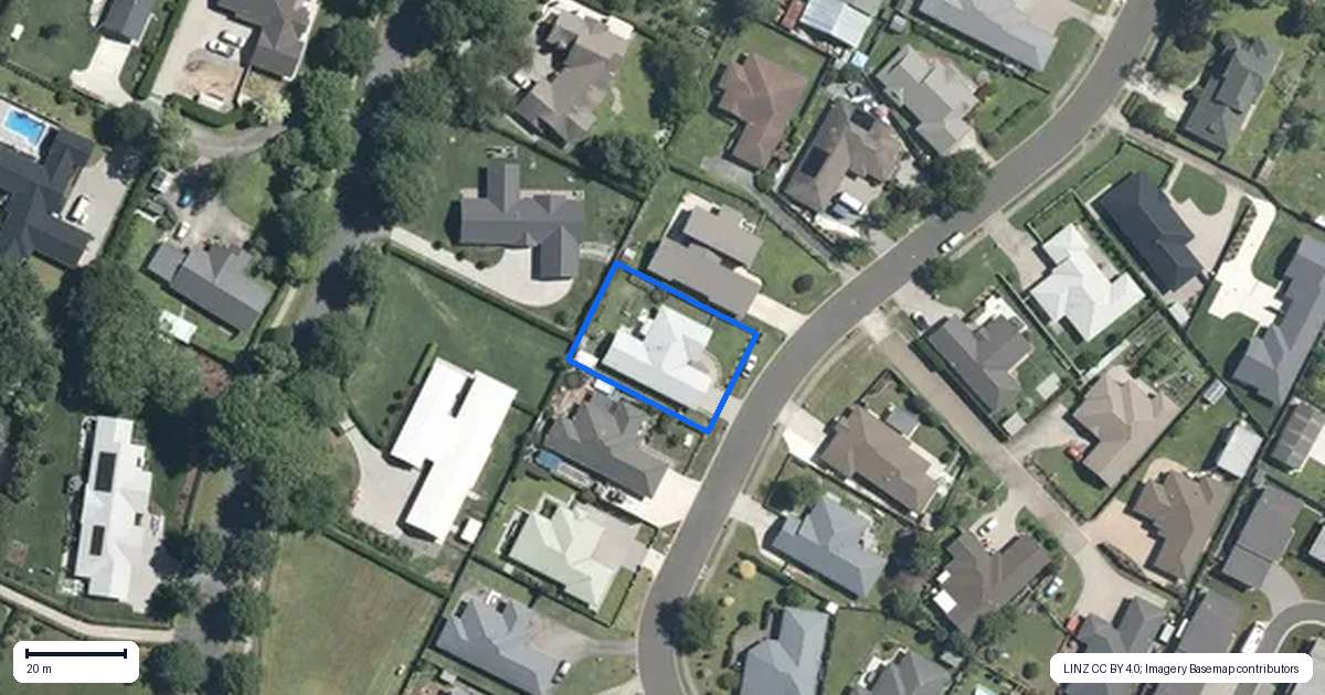 Property context map for 14 McKenzie Place, Matamata