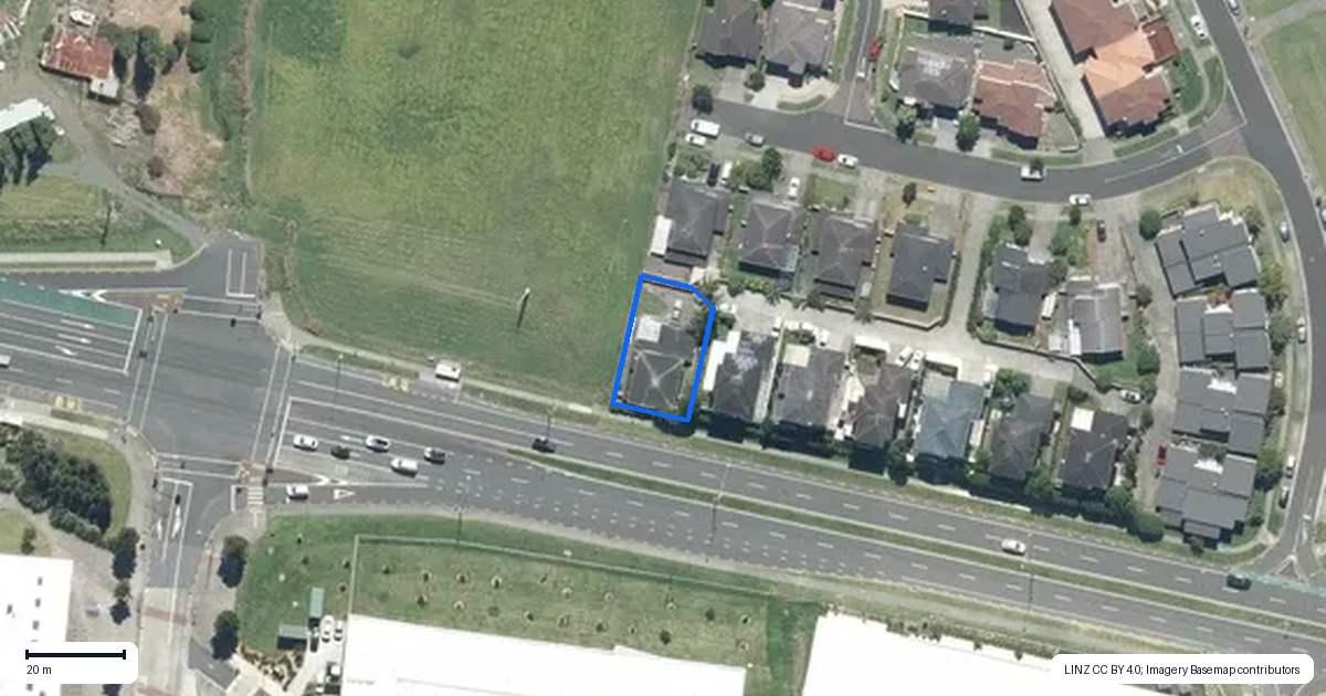 Property context map for 20 Montanez Drive, Flat Bush, Auckland
