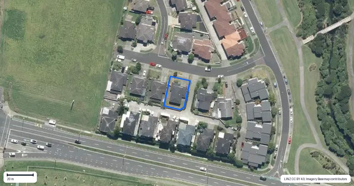 Property context map for 22 Montanez Drive, Flat Bush, Auckland