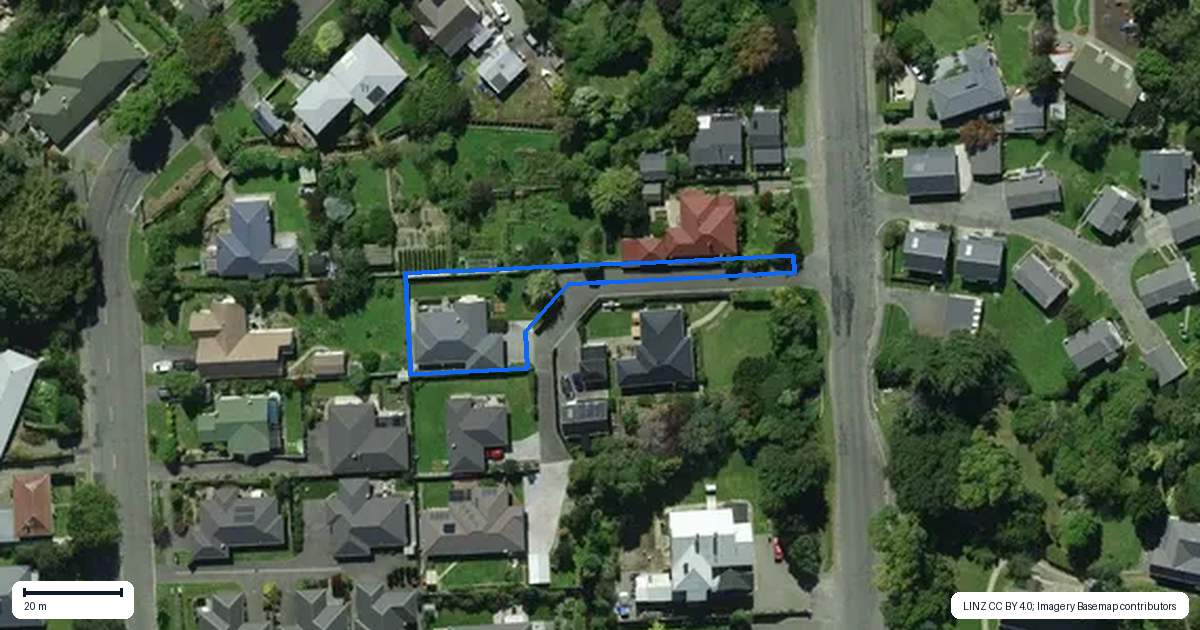 Property context map for 1/6 Church Street, Amberley