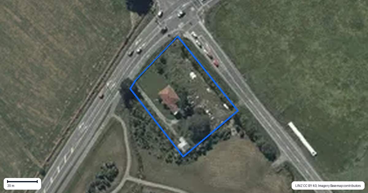 Property context map for 246 Sparks Road, Halswell, Christchurch
