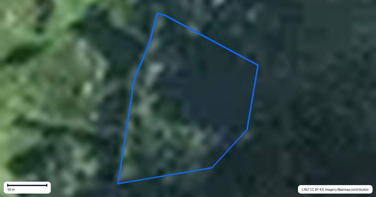 Property context map for 364A Rawene Road, Rawene, Kaikohe