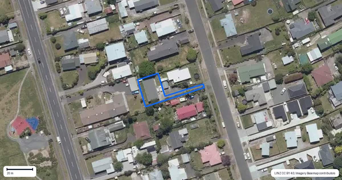 Property context map for 2/20 Matipo Street, Taupo