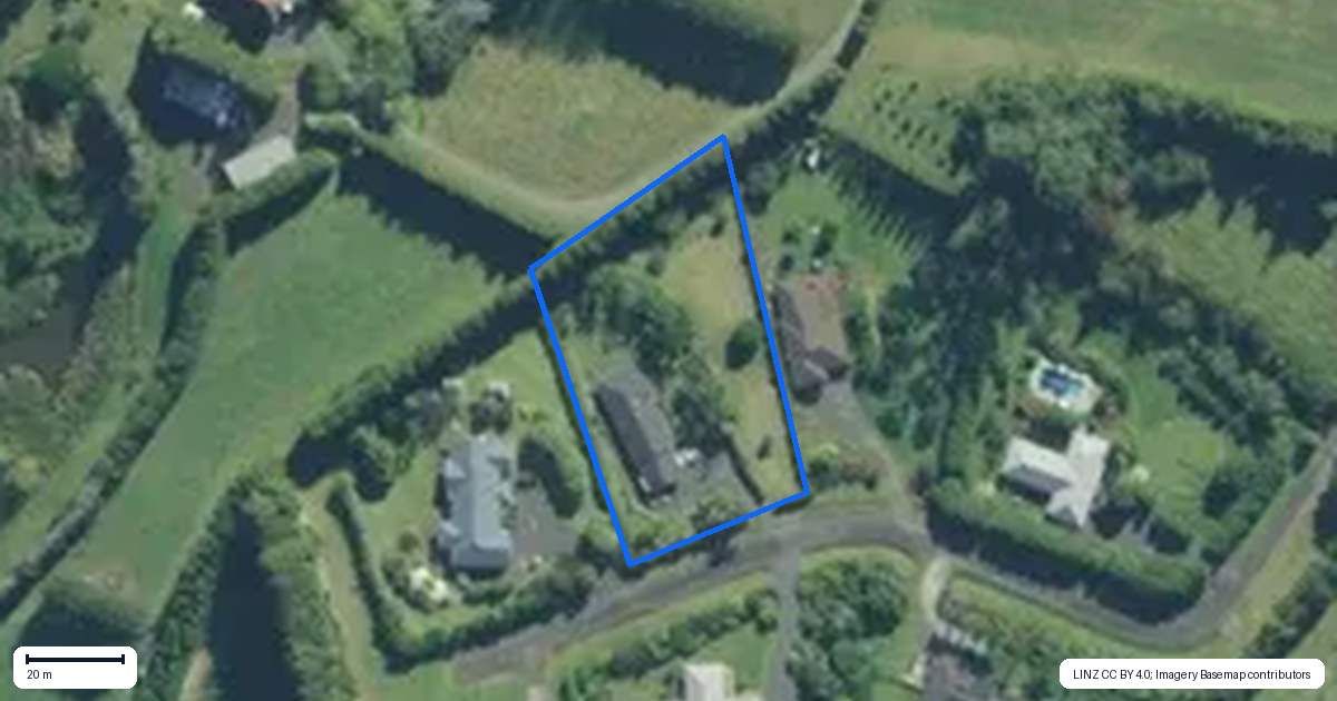 Property context map for 73E Riddell Road, Kerikeri