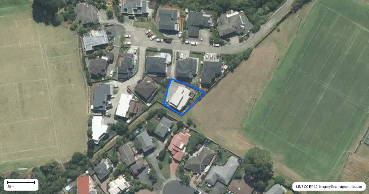 Property context map for 65 Zara Court, Windsor Park, Auckland