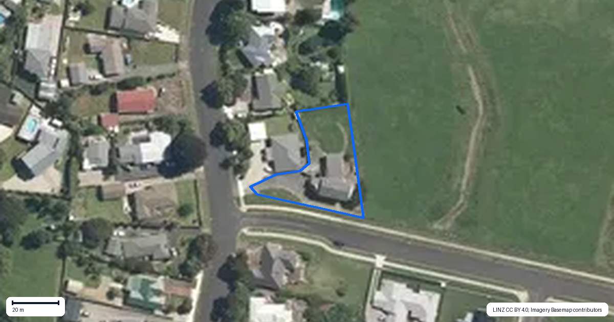 Property context map for 120 Thorncombe Road, Te Awamutu
