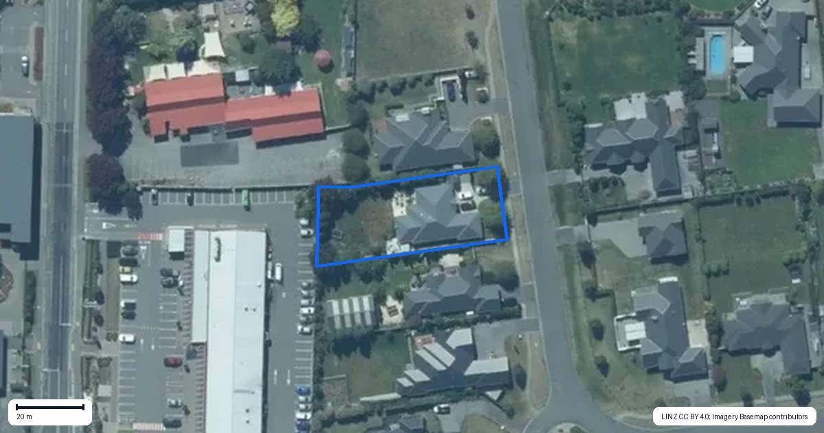 Property context map for 62 Rotherham Drive, West Melton