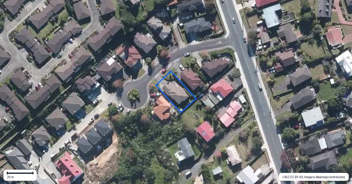 Property context map for 6 Bangla Place, Massey, Auckland
