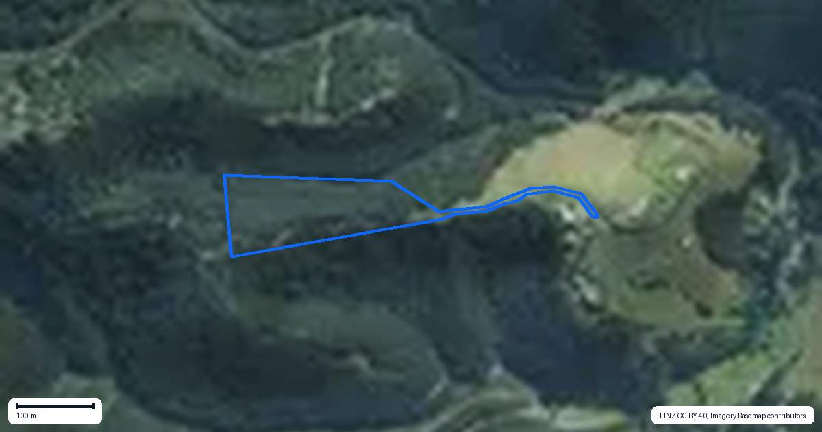 Property context map for 38 Bowden Road, Taupo Bay, Mangonui