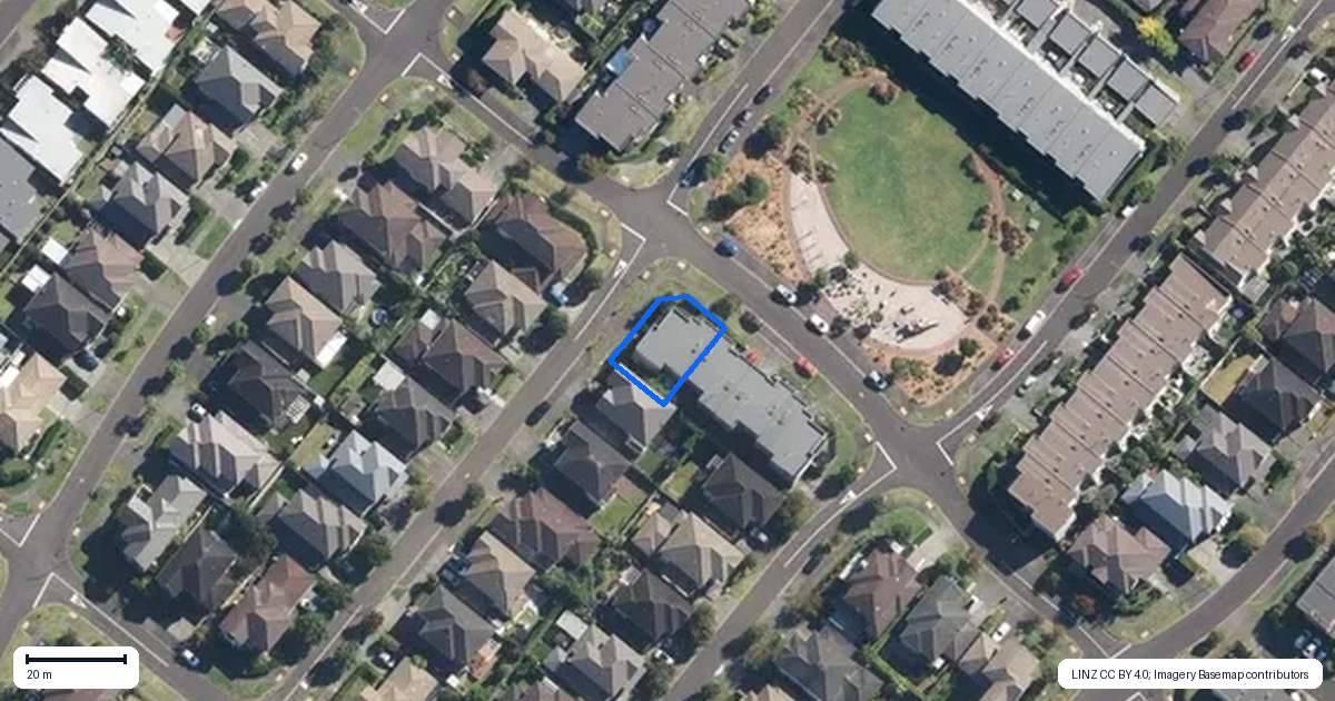 Property context map for 13 Styak Street, Stonefields, Auckland
