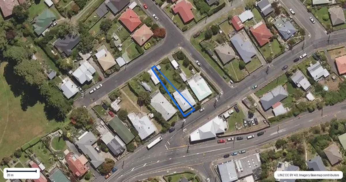 Property context map for 7 Norwood Street, Normanby, Dunedin