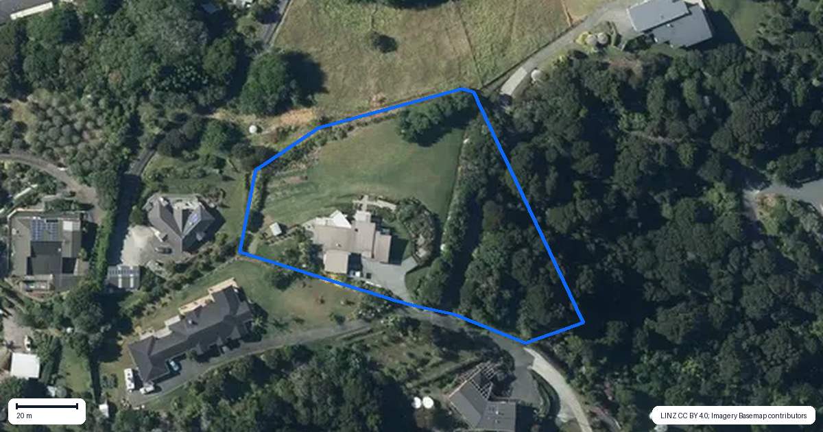 Property context map for 37 Brick Bay Drive, Sandspit, Warkworth