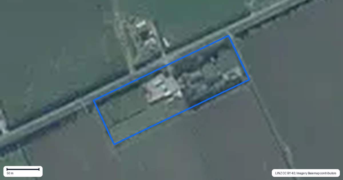 Property context map for 1137 Drain Road, Leeston