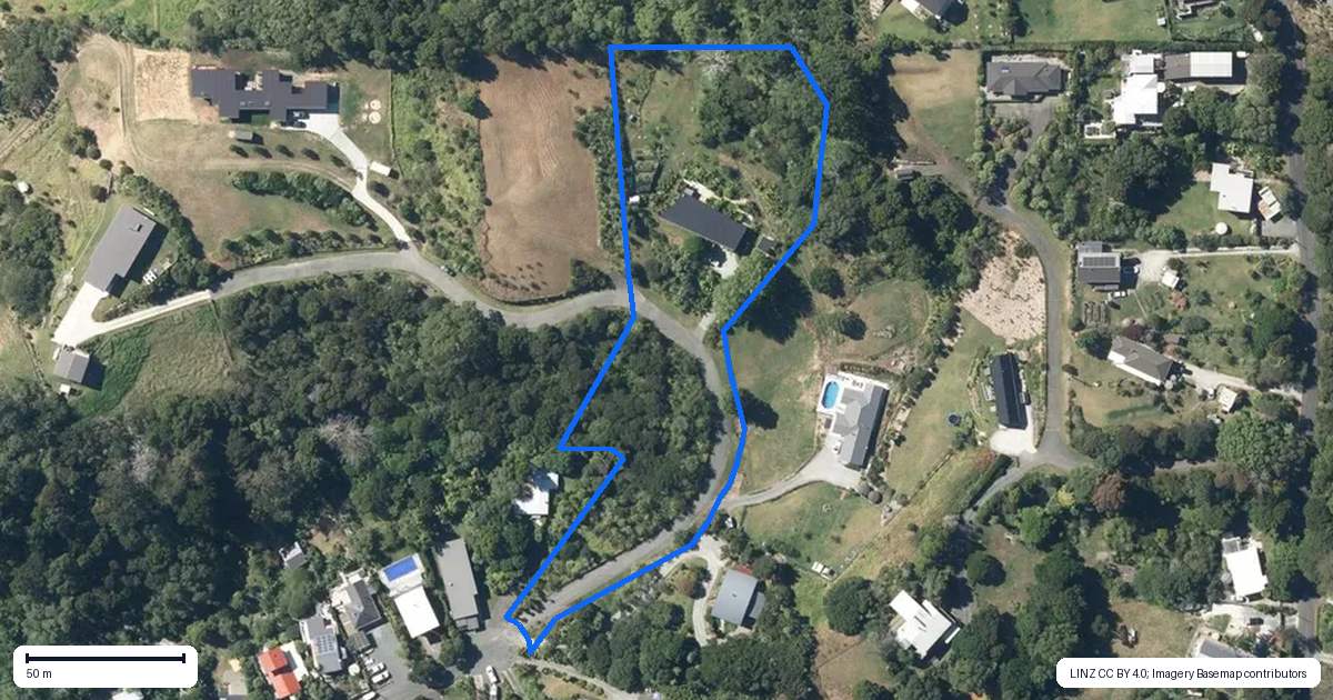 Property context map for 34 Laika Avenue, Ti Point, Leigh