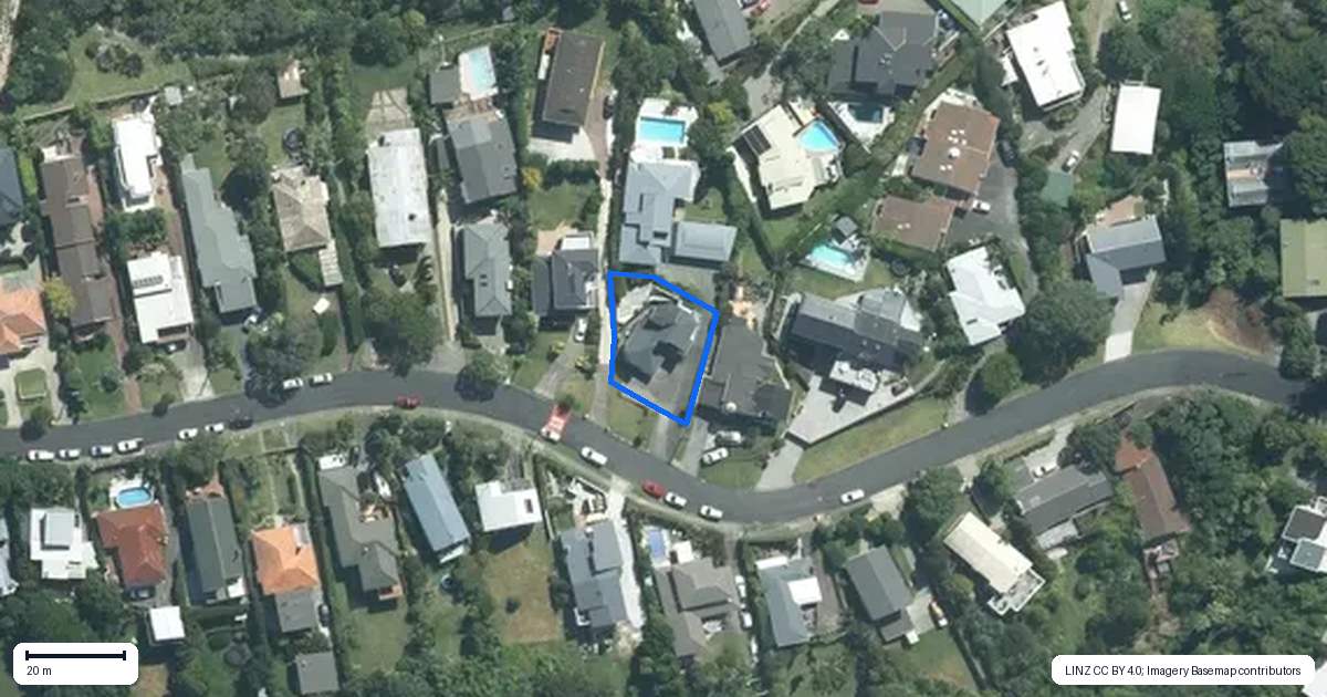 Property context map for 7B Peter Terrace, Castor Bay, Auckland