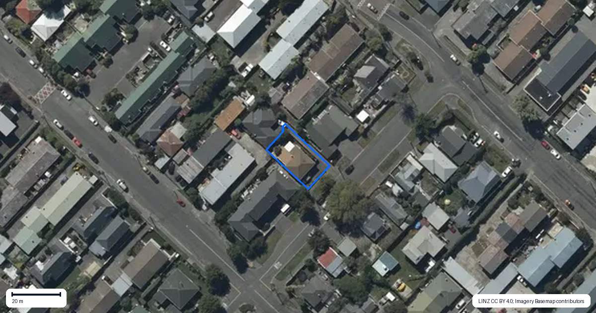 Property context map for 27 Montrose Street, Sydenham, Christchurch